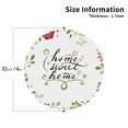 thumbnail image 3 of Balery 6 Pcs Home Sweet Home Floralleather Coasters Set, Drink Table Cup Coasters For Living Room Kitchen Coffee Decor, 3 of 9