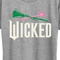 thumbnail image 3 of Wicked: Part 2 -  Wand And Broomstick Logo - Women's Short Sleeve Graphic T-Shirt, 3 of 5
