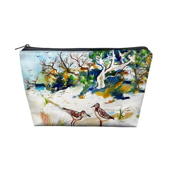 Betsy Drake PC487 8.5 x 6 in. Trees & Beach Pouch