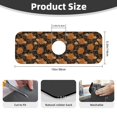thumbnail image 2 of Fuzoiu Halloween4 Print Kitchen Faucet Suction Pad, Sink Splash Guard Faucet Mat, Faucet Handle Drip Catcher Tray Drying Mat For Bathroom Kitchen Bathroom Countertop, 2 of 7