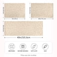 thumbnail image 4 of Haosy Satin Pillowcase for Hair and Skin Standard Cooling Silk Pillow Case with Envelope Closure Beige Small Floral Motifs 20"x40", 4 of 9