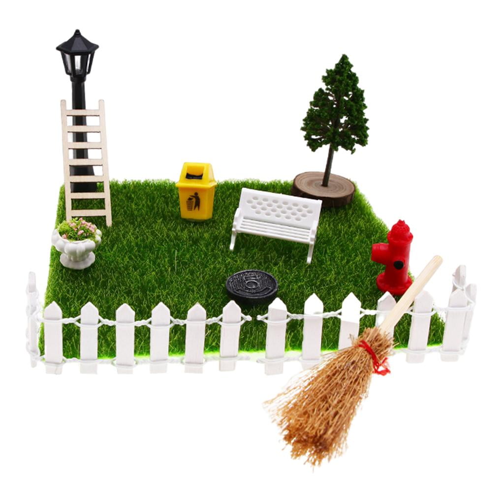 Décoration Miniature Vigne Pour Maison De Poupée 1:12 - Jardin De Fées, Vert, 98cm