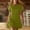 *Army Green, variant on ClodeEU Women's Cute Round Neck Short Sleeve Ruffle Hem T-Shirt Mini Dress, Casual Swing Knee-Length Sundress Army Green,Women's Plus L