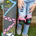 thumbnail image 5 of Wipeout Dry Erase 3PK Teal Knee Pads and Elbow Pads for Kids, 5 of 8