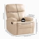 thumbnail image 2 of MYXSRI Sillon Masajeador, Sillon Reclinable de 360° Adultos Tipo Cine 8 Modos de Masaje con Soporte Lumbar, Reposapiés Retráctil, Sillas Giratorias Manuales para Sala de Estar y Dormitorio (Beige), 2 of 9