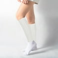 thumbnail image 2 of UPOUART Leg Warmers For Women White Acrylic Fibers 3Pairs 15.7x3.5in, 2 of 8