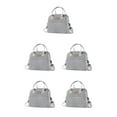 thumbnail image 2 of kurtrusly Polyester Versatile Insulated For Multi-Purpose Large Capacity Easy To Carry And Clean With Strap+Grey 5Set, 2 of 6