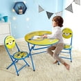 thumbnail image 6 of Minions 3 Piece Kids' Round Table and Chair Set, 23.6" x 23.6" x 19.68, 6 of 6