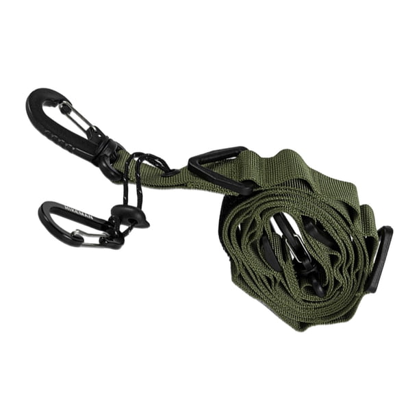 Colgador de cordón para acampar, correa de almacenamiento para acampar, equipo para exteriores, cuerda colgante para Verde