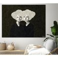 thumbnail image 2 of Giant Art 72x54 Orla and Olinda Fine Art Giant Canvas Print in White, 2 of 3