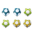 thumbnail image 3 of Eigraketly Fútbol cosido a máquina: duradero y resistente al desgaste para entrenamiento deportivo Pelota de fútbol al aire libre Deportes de Deportes y aire libre Pentagrama amarillo cinco, 3 of 6