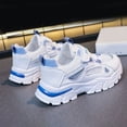 thumbnail image 5 of NIEWTR Toddler Shoes Kids Breathable Sneakers Mesh Lightweight Easy Walk Casual Sport Strap Athletic Running Shoes for Boys Girls(A-Blue,2), 5 of 9