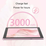 7 inch Tablet Android 15 Tablets, 8GB RAM 32GB ROM 1TB Expandable, Quad-Core Processor Tablet PC, WiFi6, 3000mAh Battery, Bluetooth, 1024 x 600 IPS Touch Screen, 5MP Dual Camera, GMS Certified, Pink