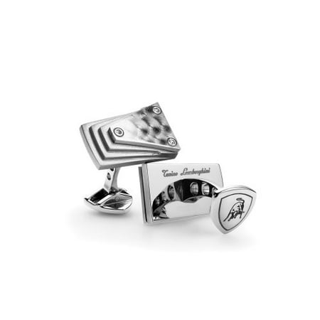 Tonino Lamborghini TCL006000 Torino Lamborghini Motore Stainless Steel Cuff Links