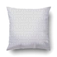 thumbnail image 1 of RYLABLUE Abstract Geometric Patternby Lines Gray And White Ornament Cushion Covers Pillowcases 18x18 inches, 1 of 1