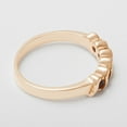 thumbnail image 5 of LBG British Made 10k Rose Gold Natural Garnet Womens Eternity Ring - 33 size options - Sizes 4 to 12 Available, 5 of 6