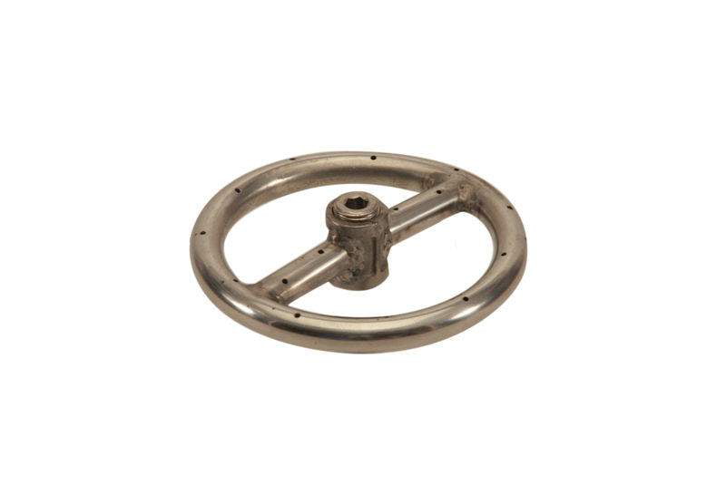Round Stainless Steel Fire Pit Burner, Propane Gas Fire Pit Burner Ring Installation