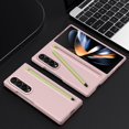 thumbnail image 6 of Dteck for Samsung Galaxy Z Fold 3 Case with Tempered Glass Screen Protector, Durable Hard Rugged Case with S Pen Holder + Free Stylus for Galaxy Z Fold 3,Pink, 6 of 7