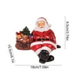 thumbnail image 2 of Santa Claus Table Christmas Decoration, Christmas Ornament Home Decor Craft, Festive Red Santa Figurine Gift for Holiday Scene Xmas Gift, 2 of 5