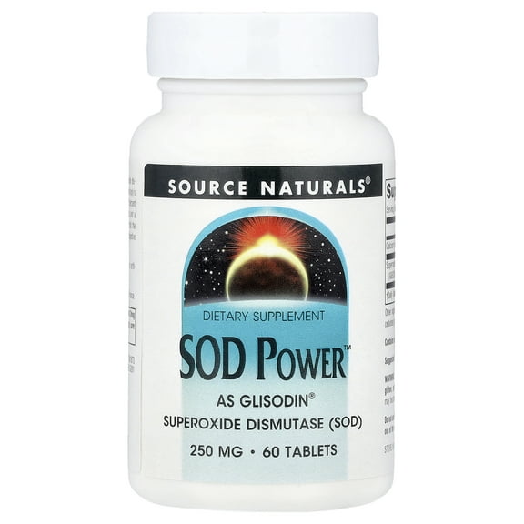 Source Naturals SOD Power™, 250 mg, 60 Tablets