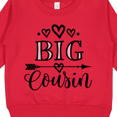 thumbnail image 3 of Inktastic Girls Big Cousin Announcement Toddler Sweatshirt, 3 of 4