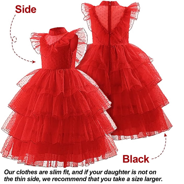 Lydia Deetz clothing girl outfit red wedding ghost bride dress Halloween  costume - Walmart.com