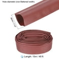 thumbnail image 2 of Uxcell Heat Shrink Tubing, 1 1/2 Inch ID 49 ft Long 2:1 Ratio PE Heat Shrink Cable Sleeve for Electrical Wire Insulation, Cable Management, Brown, 2 of 7