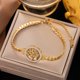 thumbnail image 2 of Pulsera de acero inoxidable 316L para mujer, brazalete de circón del árbol de la vida, a prueba de óxido, regalo de joyería para fiesta, envío gratis, 2 of 4