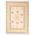 thumbnail image 1 of Casavani Pure Cotton Mat Living Room Area Rug, Blue 3x3 Ft, 1 of 6