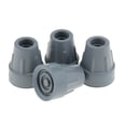 thumbnail image 4 of 4 x Cápsula de Muleta de Goma Yinane Pie de para Caminar Punta de Goma para Bastones Muletas para Axilas Antideslizante Gris Muleta con extremos de hule, 4 of 8