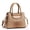 82311Khaki, variant on Medium Size Glossy PU Leather Top Handle Crossbody Tote Purses for Women Simple Large Capacity Black Crocodile Pattern Shoulder Handbags for Women with Compartments For Mom