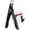 Black-1, variant on Professional Adjustable Stainless Steel Acrylic Nail Clippers False Nail Cutters for Artificial Acrylic Nails Fake Nail Tips, Rustproof Manicure Pedicure Tool for Salon Home Nail Art - Black