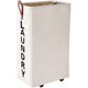 thumbnail image 1 of Homlikelan Cesto para la Ropa Sucia con Ruedas Grande de 70 L - Cesta Alta y Estrecha con Ruedas Cesto para Ropa Delgado 27,5" Beige, 1 of 5