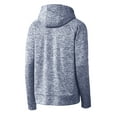 thumbnail image 4 of Sport Tek Teen Unisex Regular Electric Heather Pullover True Navy Elec Medium, 4 of 4