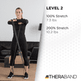 thumbnail image 3 of THERABAND CLX Resistance Band with Loops, 5-Foot Band, Black, Special Heavy, Non-Latex, Elastic Band for Exercise, Mobility & Rehab, Stretching, Home Workouts, Color-Coded for Easy Resistance Levels, 3 of 8