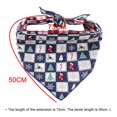 thumbnail image 4 of Pet Print Scarf Plaid Colorful Bib Christmas Small Checkered Scarf, 4 of 4