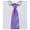 Lavender, variant on Men's Slim Stripe Tonal 2.5 inch Wide Neck Tie - White