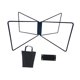 thumbnail image 3 of Soporte Plegable para Nevera Portátil Estante Plegable de Caja de Hielo Soporte para Maleta Rack Plegable Organizador Camping con Bolsa de Almacenamiento y Funda de PU Adecuado para negro, 3 of 8