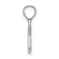 thumbnail image 2 of Diamond2Deal 14K Pendentif Initiale Lettre K en Or Blanc pour Femmes, 2 of 6