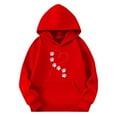 thumbnail image 4 of Sweatshirt for Kids Cute Printed Long Sleeves Hoodies with Pocket Casual Crew Neck Fall Winter Pullover Tops Clothes Comfy Jumper School Warm Girl Sweatshirts, 4 of 4