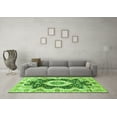 thumbnail image 3 of Ahgly Company Indoor Rectangle Abstract Green Modern Area Rugs, 2' x 4', 3 of 4