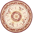 thumbnail image 3 of Safavieh Chelsea Patton Floral Area Rug, Ivory/Burgundy, 3' x 3' Round, 3 of 13