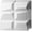 Chocolate, variant on PETGLE 19.7" x 19.7" (Pack of 12) Wall Panel City, Black