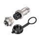 thumbnail image 1 of Conector de aviación GX16 de 16mm 2 terminales 7A 400V Uxcell con tapa de enchufe 5 juegos, 1 of 5