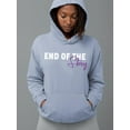 thumbnail image 2 of End Of The Story Quote Hoodie Women -Image by Shutterstock, Female 4X-Large, 2 of 4