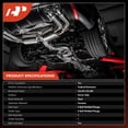 thumbnail image 3 of A-Premium Catalytic Converter Direct-Fit Compatible with Infiniti Q50 2014-2015, G35, QX50, Q60, G37, M35, M37, QX70, Q70, Q70L, FX35, FX37, EX35, EX37 & Nissan 370Z, 350Z, 3.5L 3.7L, EPA Compliant, 3 of 9