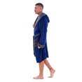 thumbnail image 3 of Keanu Mens Fleece Dressing Gown, 3 of 4