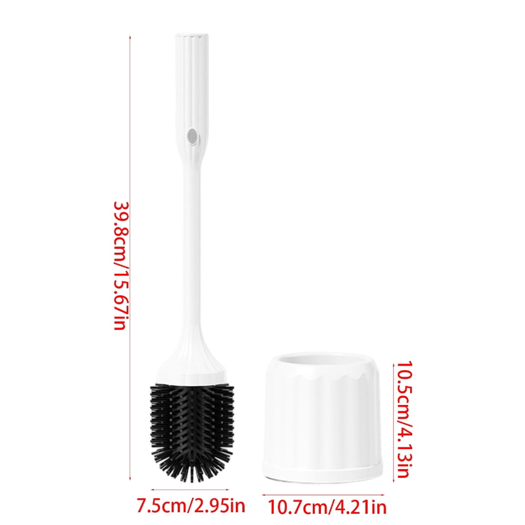 Electric Powered Toilet Brush Automated Toilet Bowl Cleaners Cleaning In Office Restroom