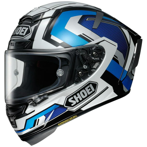 Shoei X-Fourteen Brink Helmet (X-Large, Blue (TC-2))
