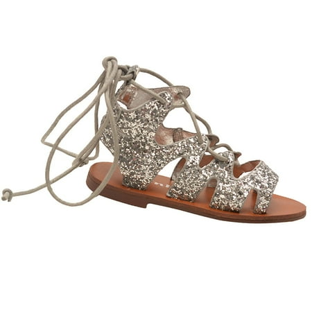 silver toddler sandals silver glitter lace up multi gladiator silver toddler sandals silver glitter lace up multi gladiator